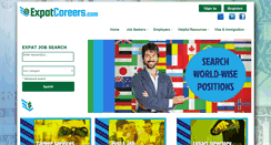 Desktop Screenshot of expatcareers.com